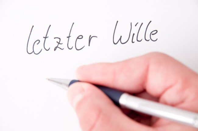 Vererben und Verschenken